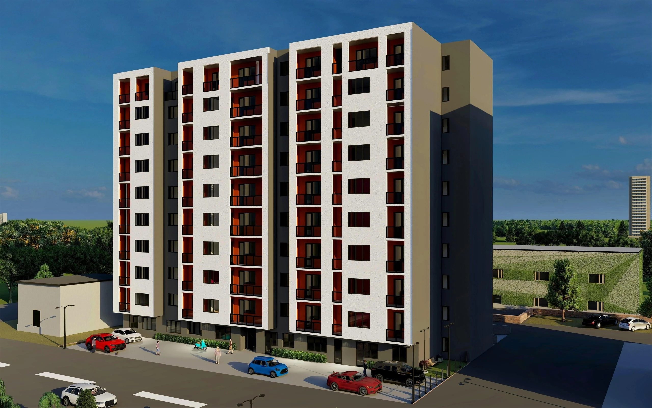 Residental building in Vazisubani